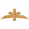 Ekena Millwork Alberta Rough Sawn Timber Gable Bracket, Western Red Cedar, 60"W x 22"H x 2"D x 6"F, 9/12 Pitch GBW060X22X0206ALB00RWR - alternate 1